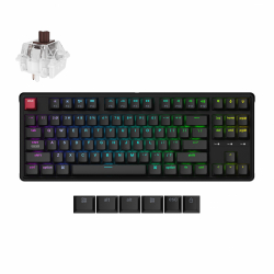 Геймърска Механична клавиатура Keychron C3 Pro 8K QMK - Super Brown Switch, Hot-Swappable, RGB
