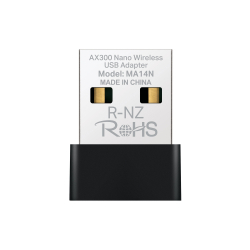 Безжичен Nano USB адаптер Mercusys MA14N AX300