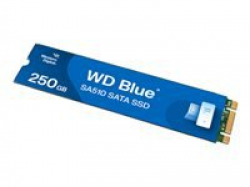 WD Blue SA510 SSD 250GB M.2 2280 SATA III 6Gb/s internal single-packed POWERED BY SANDISK