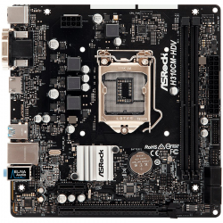 ASROCK Main Board Desktop H310CM-HDV (S1151, 2xDDR4,1xPCIe x16,1xPCI Ex1, 4 SATA3 ,GLAN,VGA,DVI,HDMI,USB 3.1 ) mATX retail
