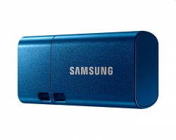 Samsung 128 GB Flash Drive, 400 MB/s, USB-C 3.1, Blue                          