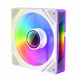 1stPlayer вентилатор Fan 120mm FC7R-WH - Infinity Mirror ARGB, REVERSE - White