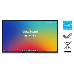 Дисплей ViewSonic IFP110, 110" TFT DLED panel, AG, 16:9, UHD 3840x2160, 400cd/m2, 1200:1, 8ms, Ultra Fine Touch, Android 13, Octa-Core CPU, 8GB, 128GB, VGA, 3x HDMI, DP, RS232, LAN, 3x USB-C, 5x USB, HDMI Out, SPDIF, Speakers, OPS and WiFi slots, 8 -array Microphone, VESA 1000x800, Black