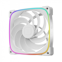 Geometric Future Комплект вентилатори Fan Pack 3-in-1 140 mm, Reversed - Squama 2503RW-14 White