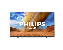 Телевизор Philips 55PUS7810/12, 55" 4K UHD QLED, 3840x2160p, 60Hz, DVB-T/T2/T2-HD/C/S/S2, 60Hz, Pixel Precise UHD, HDR+, 90% DCI, Titan OS, Dolby Atmos & DTS:X, 3*HDMI, 2*USB, VRR, 802.11ac, BT 5.2, Philips EasyLink 2.0, 20W RMS, Black