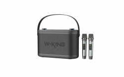 W-King Блутут парти колона Bluetooth Party Speaker - H10 - 120W, 2 x Wireless Microphones, Karaoke