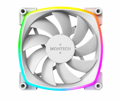 Montech вентилатор AX120 PWM, Fan 120mm, ARGB, White