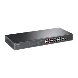 16-портов неуправляем PoE комутатор TP-Link TL-SL1218MP