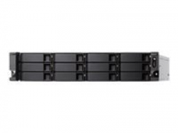 QNAP TS-h1277XU-RP-3700X-128G 12-bay QTS hero AMD Ryzen 7 3700X 8C 3.4Ghz 128GB RAM 2x1GbE 4x10Gb 2x500W