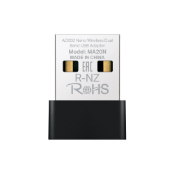 Безжичен Nano USB адаптер Mercusys MA20N AC650