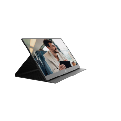 Монитор AOC 16T20E2, 15.6 inch portable monitor, IPS panel, AG, FHD 1920x1080, 250cd/m2, 1000:1, 50M:1, 60Hz, 4ms, Low Blue Ligh, Flicker-Free, mini HDMI, USB-C, Speaker, Magnetic cover with Stand, VESA, Black