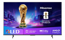 Телевизор Hisense 65" E7Q Pro, 4K Ultra HD 3840x2160, QLED, Quantum Dot, 144Hz, HDR 10+ adaptive, HLG, Dolby Vision, DTS Virtual X, Smart TV, WiFi 5GHz, WiFi Direct, BT, Anyview Cast, 4xHDMI, 2xUSB, LAN, CI+, DVB-T2/C/S2, Black