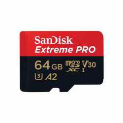 Карта памет SANDISK Extreme PRO microSDXC, 64GB Карта памет SANDISK Extreme PRO microSDXC, 64GB