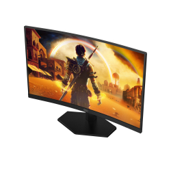 Монитор AOC C27G42ZE, 27 inch, Gaming monitor, Curved Fast VA panel, AG, FHD 1920x1080, 300cd/m2, 3000:1, 260Hz, 0.3ms, Adaptive Sync, HDR 10, Flicker Free, 2x HDMI, DP, Audio out, Speakers, Tilt, VESA 100, Black