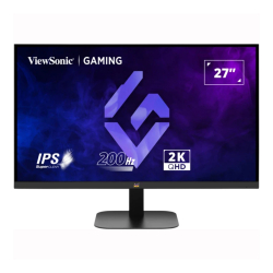 Монитор ViewSonic VX2757-2K-PRO, 27 inch, IPS panel, AG, QHD 2560x1440, 200Hz, 300cd/m2, 1000:1, 1ms, HDR 10, VRR, G-Sync compatible, Flicker-Free, 2x HDMI, DP, Audio Out, Tilt, VESA 75, Black