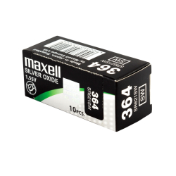 Бутонна батерия сребърна MAXELL SR621SW /364/AG1/                          