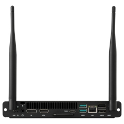 Компютър ViewSonic VPCF5-S55-G1-2A, Slot-in 80-pin OPS PC, Intel I5-12450H OR I5 -1235U OR I5 1240P, 16 GB DDR4 RAM, 512GB M.2 PCIE SSD, WiFi6/Bluetooth 5.2, Intel Iris Xe Graphics (8K@@30Hz), HDMI, RJ45, USB-HUB, 19V/4.74A, preloaded UEFI Shell, Black