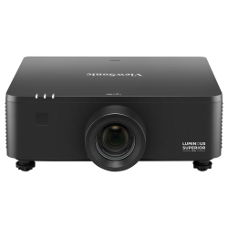 Проектор ViewSonic LS950WU, Laser DLP technology, Installation, 1920x1200 (WUXGA), 7100AL, 0.67" DMD chip, 3M:1, Optical Zoom 1.6, Throw Distance 1.33-13.06m, 2x HDMI, BNC, HDBaseT, HDMI Out, 3D SYNC Out, RS232, LAN, Audio In/Out, 12V Trigger, Speakers, 360° projection, Black