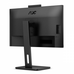 Монитор AOC 24P3CW, 23.8 inch, WLED IPS Panel, 16:9, 1920x1080, 300 cd/m2, 4ms, 1000:1, 20M:1, AntiGlare, 3H, 3-sided frameless, Flicker-free, Low blue light, HDMI, 2x DisplayPort, USB-C Docking, PD 65W, 4x USB 3.2, LAN, Speakers, Tilt, Swivel, Pivot, HAS, VESA 100, 5MP Windows Hello Cam, Black