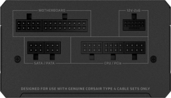 Захранващ блок Corsair RM750e 750W 80+ Gold ATX 3.1, Fully Modular