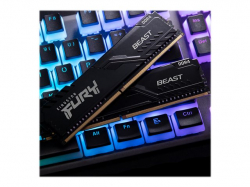 KINGSTON 16GB 3200MHz DDR4 CL16 DIMM Kit of 2 FURY Beast Black