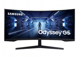 Монитор SAMSUNG Odyssey G5 LC34G55TWWPXEN 34inch UWQHD VA 165Hz 250cd/m2 2500:1 DisplayPort Curved