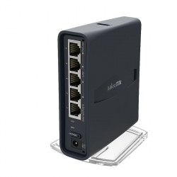 Рутер MikroTik hap ac Lite RB952Ui5ac2nDTC, CPU 650MHz, 2.4/5GHz AP, 5x10/100, POE, USB, WiFi                          
