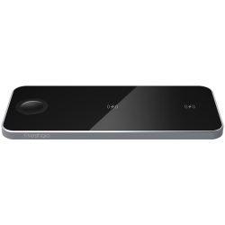 Prestigio ReVolt A5, 3-in-1 wireless charging station for iPhone, Apple Watch, AirPods, wilreless output for phone 7.5W/10W, wireless output for AirPods 5W, wireless output for Apple Watch 2.5W, material: aluminum+tempered glass, black+space grey color.
