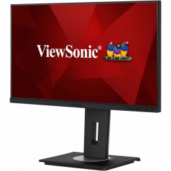 Монитор ViewSonic VG2448A-2 23.8 inch IPS Panel, 1920x1080, 250cd/m2, 5ms, 1000:1, AG, VGA, HDMI 1.4, Displayport, 4xUSB 3.2, Speakers, sRGB, VESA 100, Advanced Ergonomic Stand (-5/40 tilt), 3-side frameless design, Black
