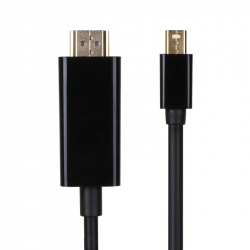 VCom Кабел Mini Display Port M / HDMI M 4K 2160p - CG615L-1.8m-4K Black