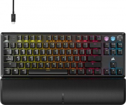 Геймърскa механична клавиатура Corsair K70 PRO TKL RGB, MGX Hyperdrive магнитни суитчове                          