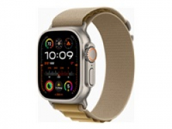 Смартчасовник APPLE Watch Ultra2 v2 Cellular 49mm Natural Titanium Case with Tan Alpine Loop S