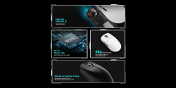 VXE професионална геймърска мишка Wireless Gaming Mouse Dragonfly R1 Pro Max 1K (4K compatible) - Kailh White Blade Switches, Orange