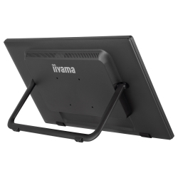 Монитор IIYAMA T2455MSC-B1, 23.8" IPS Panel, Projective Capacitive 10 points touch, 16:9, 1920x1080, 5ms, 350cd/m2, 1000:1, Anti-Fingerprint, 7H, Palm rejection, Webcam and Microphone, Blue light reducer, Flicker free, HDMI, DisplayPort, 2x USB, Speakers, Tilt, VESA 100, Black