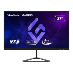 Монитор ViewSonic VX2779A-HD-PRO, 27", Gaming monitor, SuperClear IPS panel, 16:9, AG, FHD 1920x1080, HDR 10, 250cd/m2, 1000:1, 1ms, 240Hz, HDR10, FreeSync, 2x HDMI, DP, Audio Out, Tilt, VESA 100, Black