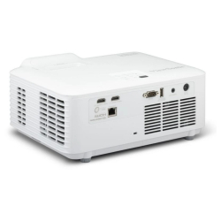 Проектор ViewSonic LSD400HD-ST, Short Throw Laser Installation, FHD 1920x1080, 4000AL, 3M:1, Throw ratio: 0.5, Optical zoom: Fixed, Throw distance: 0.44 - 3.29m, 2x HDMI, RS232, LAN, USB-A, Audio out, Speaker, H/V Keystone, 360° projection, White