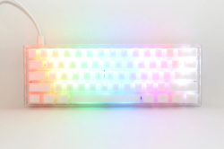 Ducky професионална геймърска механична клавиатура Professional Gaming Mechanical Keyboard One 3 Mini Aura White -  Cherry MX RGB Brown [Tactile]