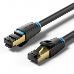 Vention Кабел LAN SFTP Cat.8 Patch Cable - 3.0M Black 40Gbps - IKABI
