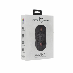 White Shark геймърска мишка Gaming Mouse GALAHAD - 7200dpi, 1000Hz, Black