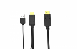 VCom Кабел HDMI M / Display Port M - 4K 2160p - CG599C-1.8m