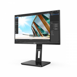 Монитор AOC 27P2Q 27 inch WLED, IPS panel, 250cd/m2, 1920x1080, FHD, 75 Hz, VGA, DVI, HDMI, Displayport, 4xUSB 3.2, speakers, Height Adjust, Swivel, Pivot, sRGB