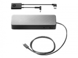 HP USB-C Universal Dock 90w + 4.5mm and USB Power Splitter DisplayLink