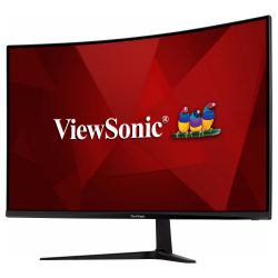 Монитор ViewSonic VX3218-PC-MHD, 31.5" Gaming monitor, FHD 1920 x 1080, Curved, MVA Panel LED, 1ms, 180Hz, 300 nits, 2x HDMI, DisplayPort, Speakers, Black