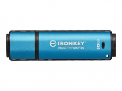 KINGSTON 512GB IronKey Vault Privacy 50 AES-256 Encrypted FIPS 197 KINGSTON 512GB IronKey Vault Privacy 50 AES-256 Encrypted FIPS 197