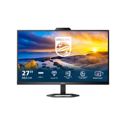 Монитор Philips 27E1N5600HE/00 27" Гейминг монитор, IPS Panel, 16:9, 2560x1440, 1ms, 75Hz, 300cd/m2, 1000:1, Anti Glare, 3H, HDMI, DisplayPort, 4x USB 3.2, USB-C 3.2, HAS, Pivot, Tilt, Web Camera and Microphone, Speakers, VESA 100, Black
