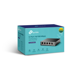 5-портов 10/100 Mbps комутатор TP-Link TL-SF1005LP с 4 PoE порта