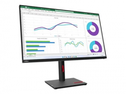 Монитор Lenovo ThinkVision T32h-30 31.5" IPS, WLED, 16:9, 2560x1440, 4ms, 1000:1, 60Hz, 350 cd/m2, USB-C, HDMI, DP, RJ45, Tilt, Swivel, Pivot, Height Adjust Stand