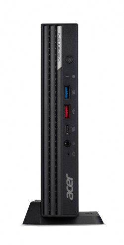 Настолен Компютър Acer Veriton VN6720GT, Intel Core i5-13500T (up to 4.60GHz, 24MB), 16GB DDR5, 512GB SSD M.2, Intel UHD Graphics, GLAN&TPM, HDMI, KBD & Mouse, 65W AC adapter,1L form factor,Win 11 Pro, 3Y Warranty