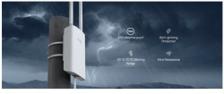 Точка за достъп TP-Link Omada EAP603-Outdoor за вътрешна/външна употреба WiFi 6 AX1800
