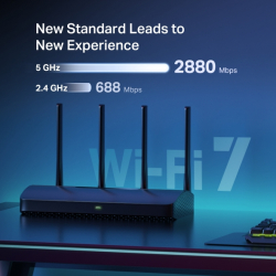 2-лентов Wi-Fi 7 рутер Mercusys MR27BE BE3600